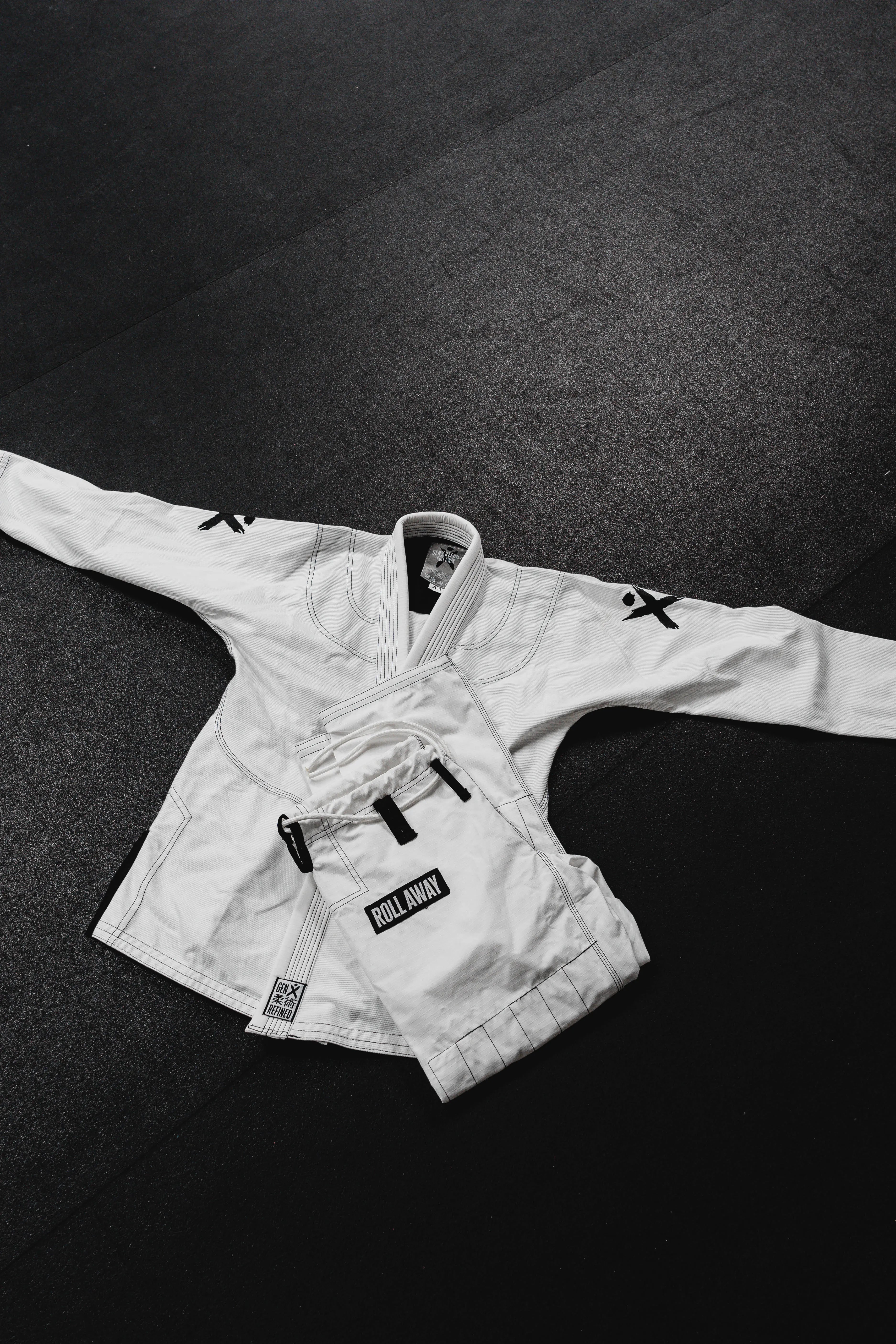 Fade To White Jiu Jitsu Gi GenXRefined