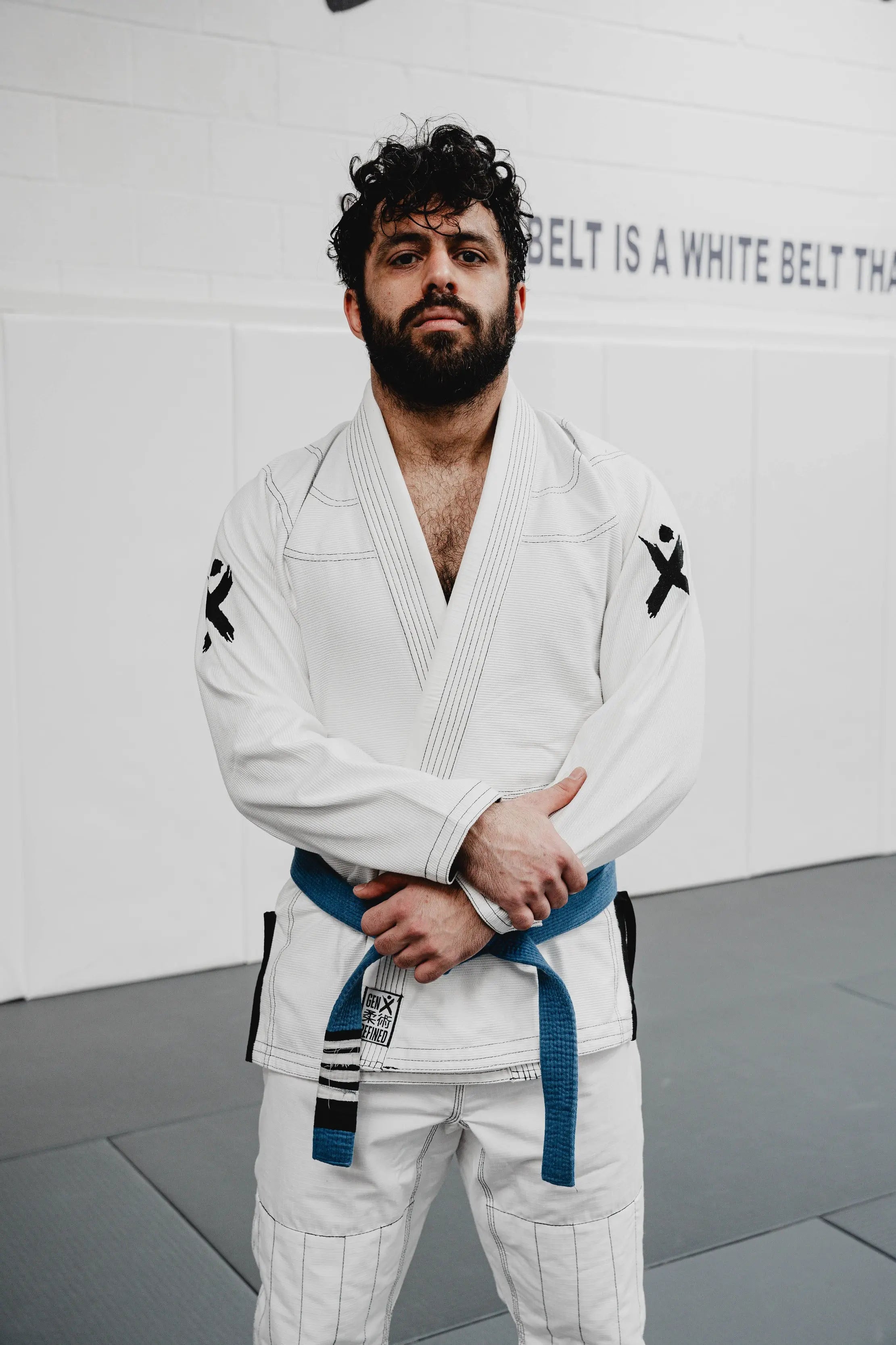 Fade To White Jiu Jitsu Gi GenXRefined