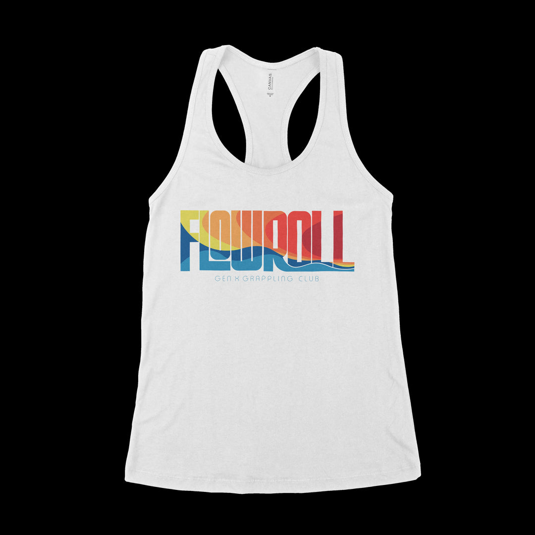 FlowRoll - Women's Jersey Racerback Tank GenXRefined