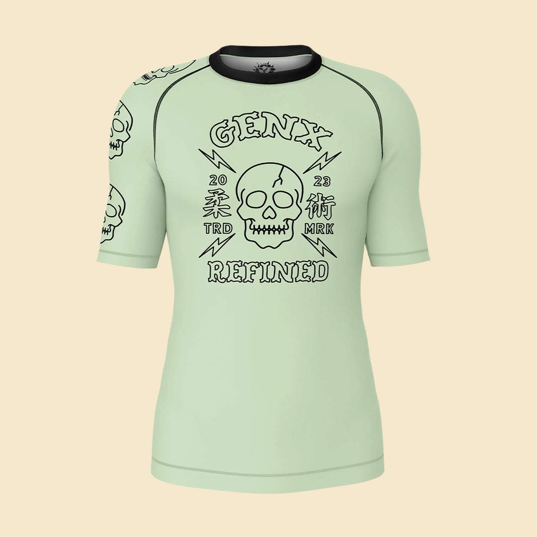 Unisex Grappling Groove Jiu Jitsu Rashguard- Short Sleeve GenXRefined