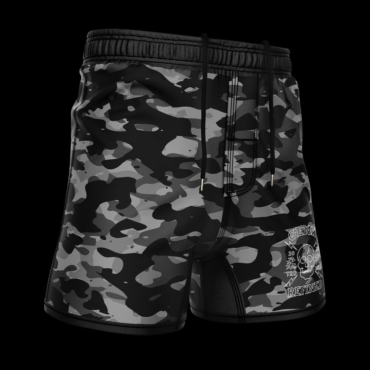 Stealth Shadow - Elastic Waist Shorts GenXRefined