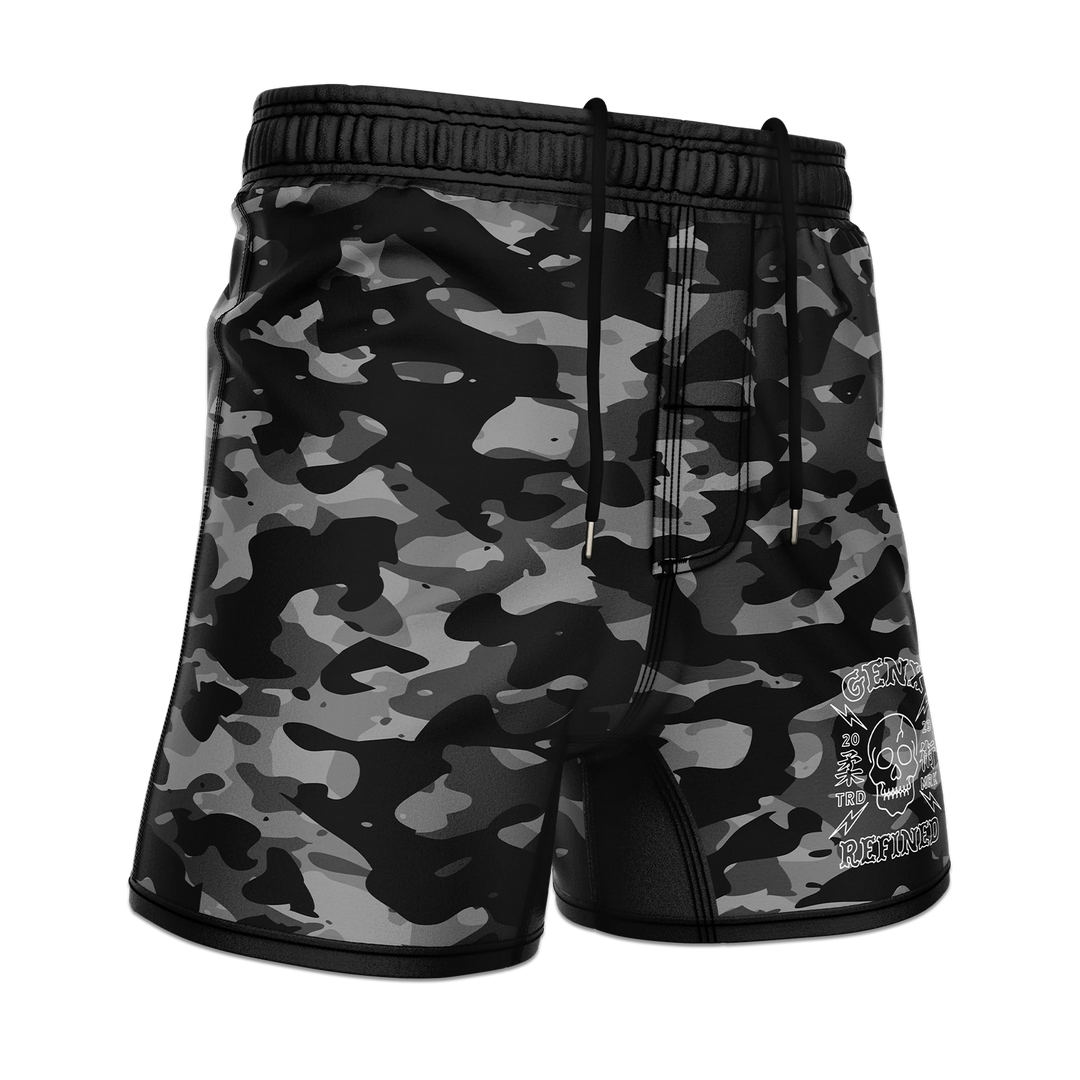 Stealth Shadow - Elastic Waist Shorts GenXRefined