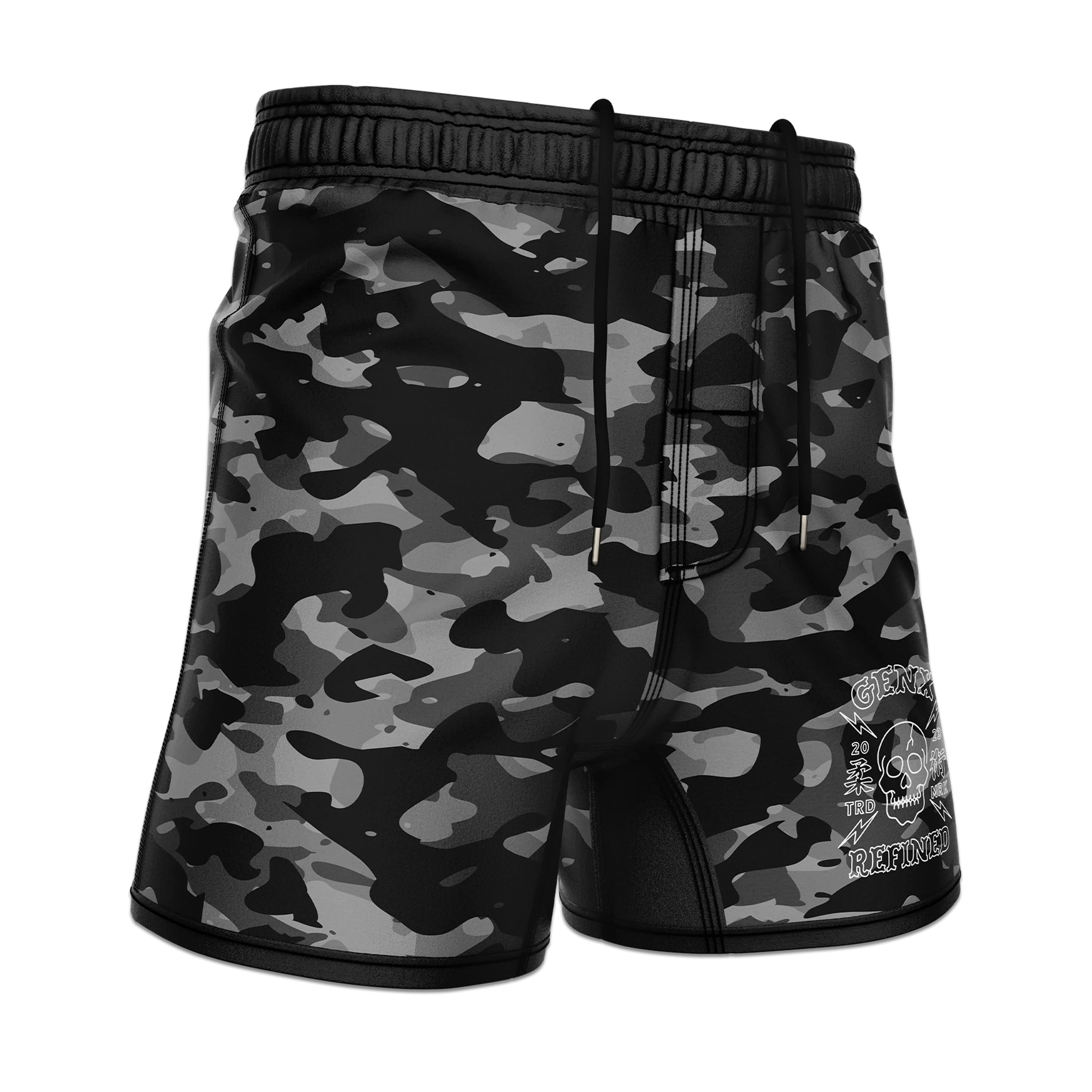 Stealth Shadow - Elastic Waist Shorts GenXRefined