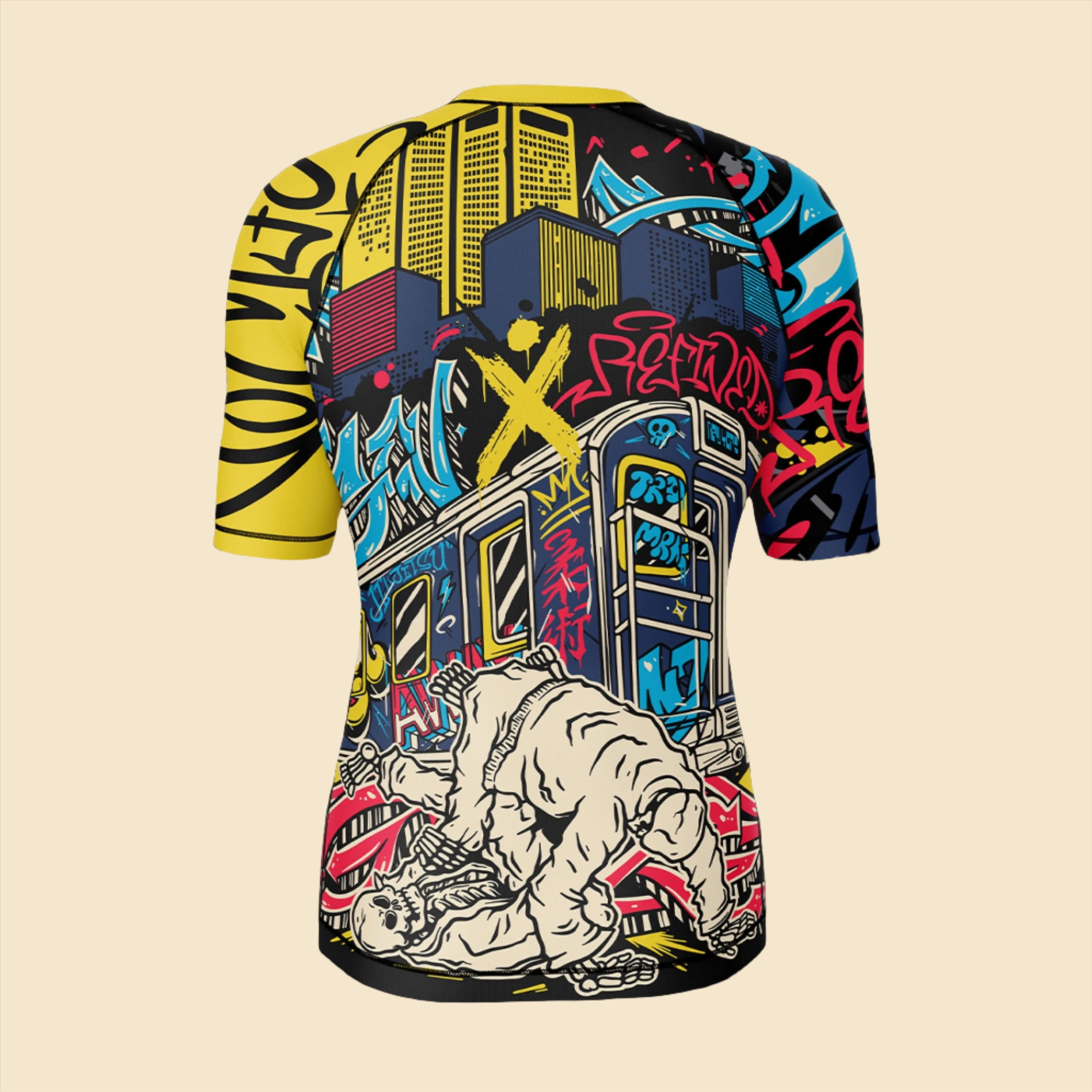 NYC Graffiti - Short Sleeve Rashguard GenXRefined