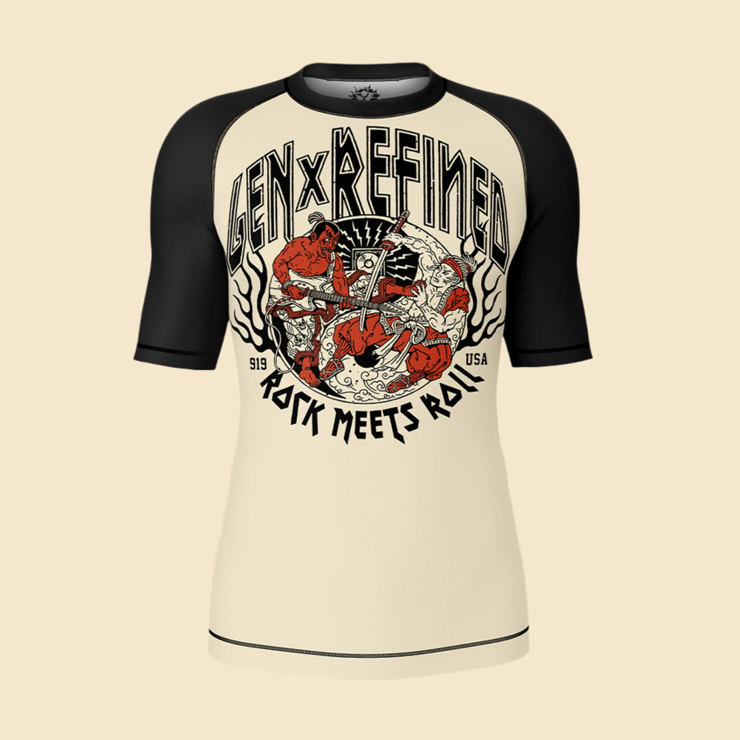 Unisex Grappling Groove Jiu Jitsu Rashguard- Short Sleeve (Copy) GenXRefined