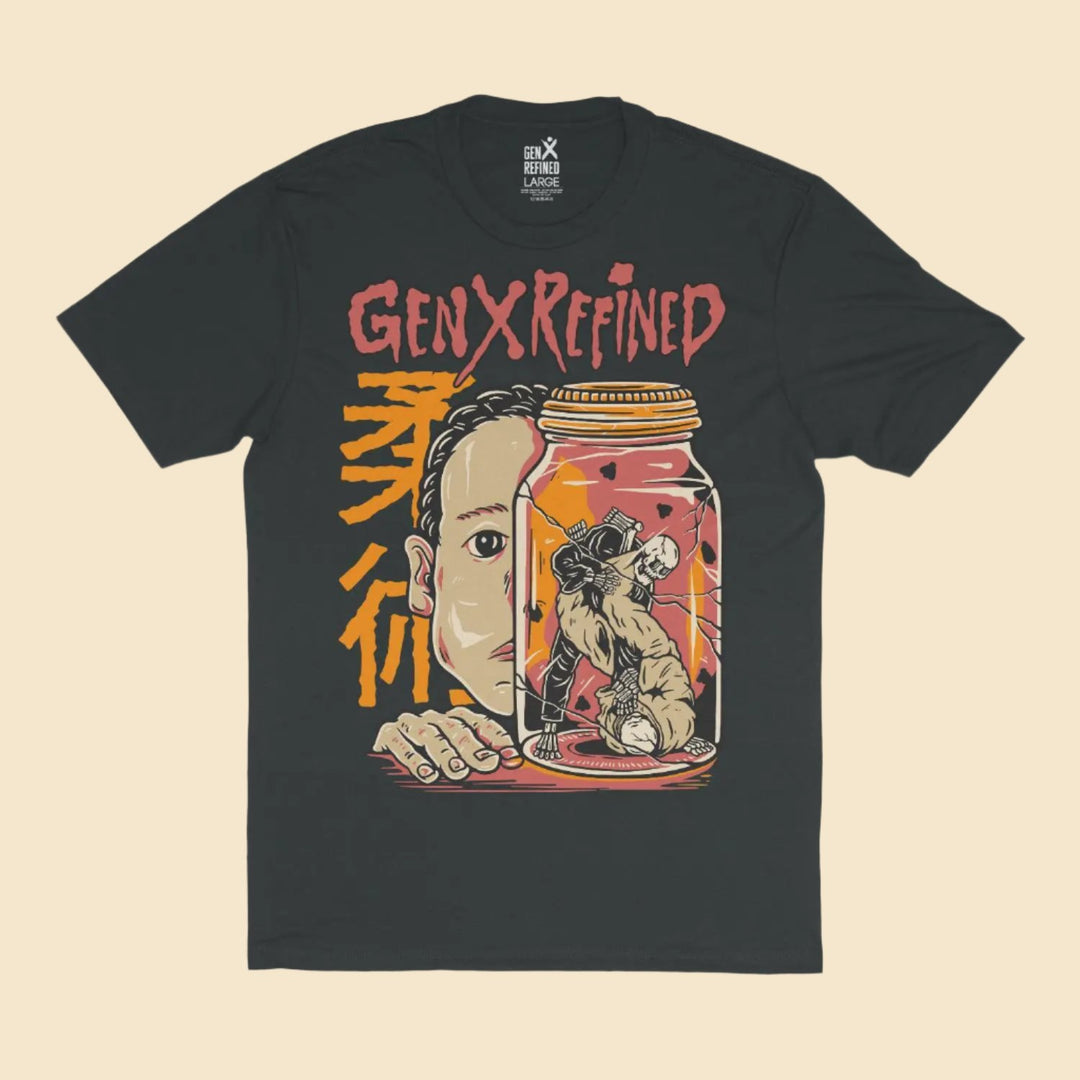 Submission in a Jar - Tri Blend T-Shirt GenXRefined 3XL-Black-Frost