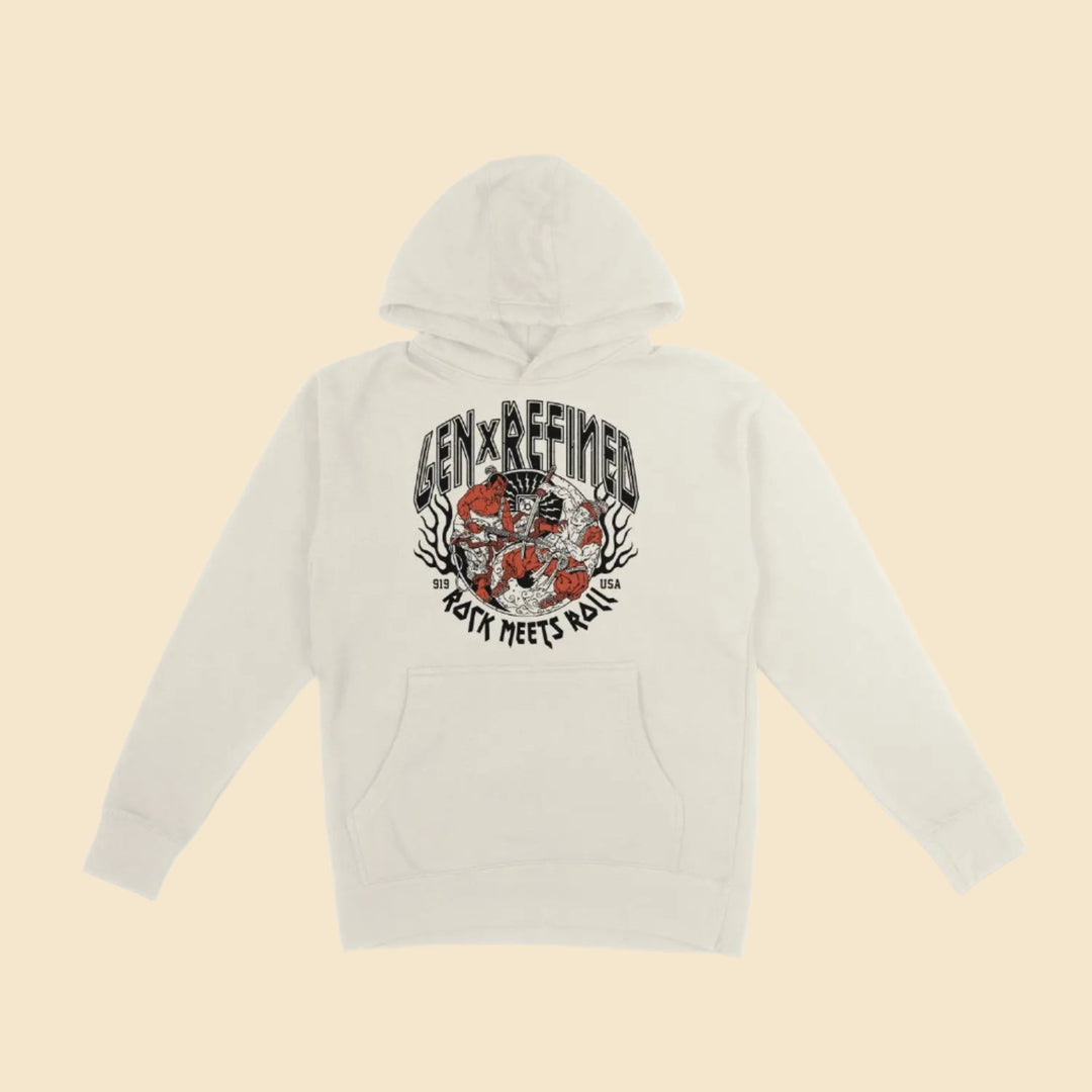 Rock N Roll - Premium Pullover Hoodie GenXRefined