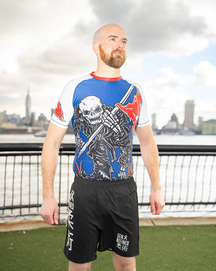 Unisex The Trooper Jiu Jitsu Rashguard- Short Sleeve GenXRefined