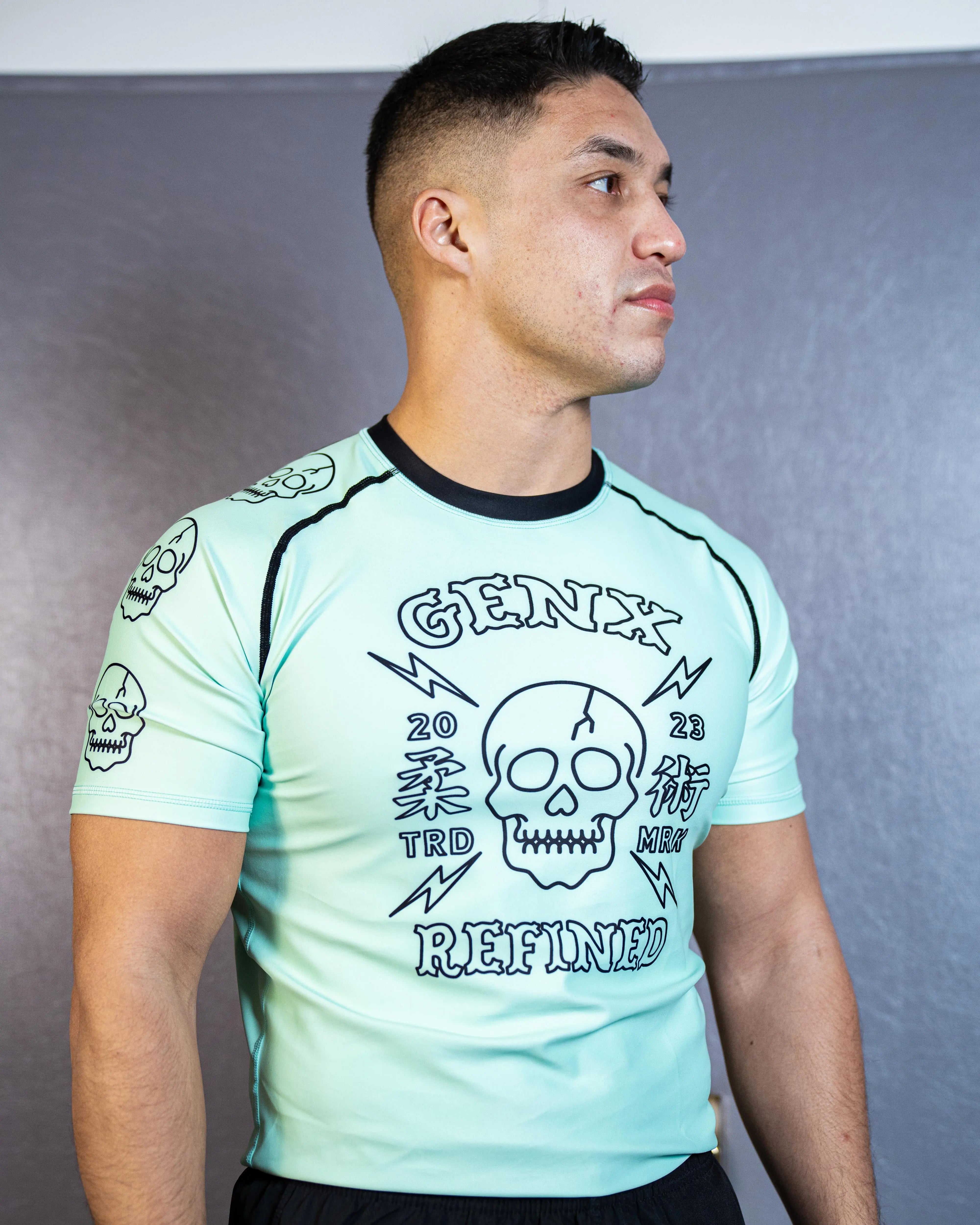 Unisex Grappling Groove Jiu Jitsu Rashguard- Short Sleeve GenXRefined