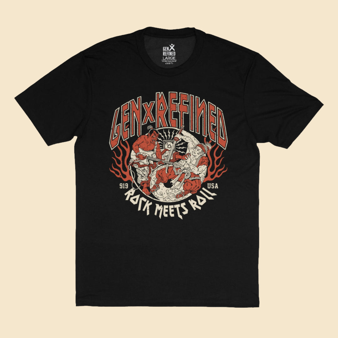 RockNRoll  - Tri Blend T-Shirt GenXRefined