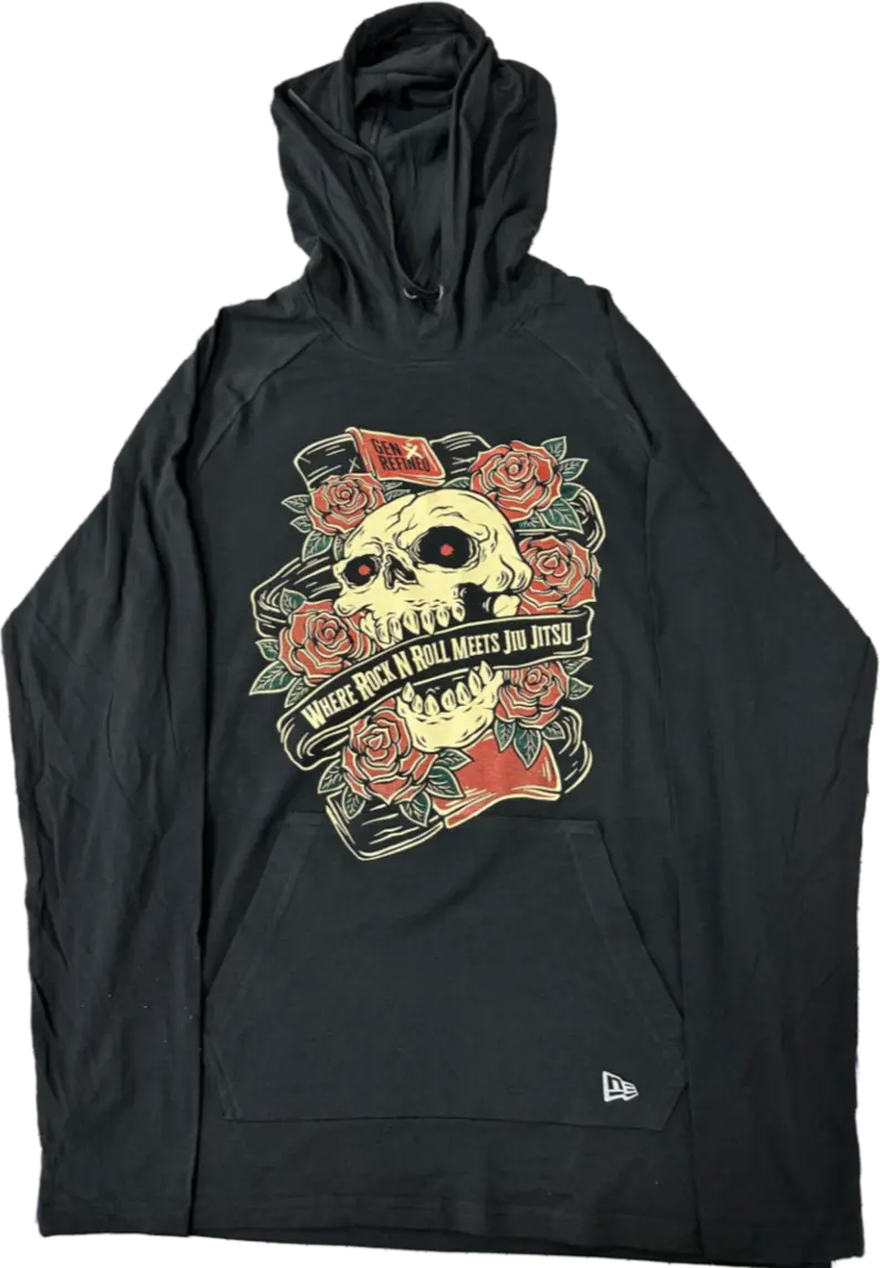 Skull & Roses - Tri Blend Hoodie GenXRefined