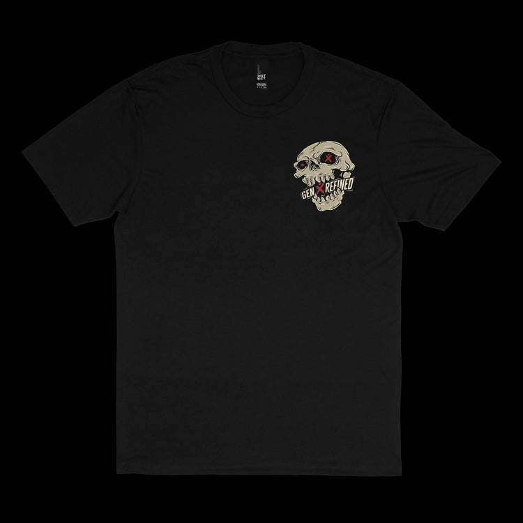 Skull & Roses - Tri blend T-Shirt GenXRefined