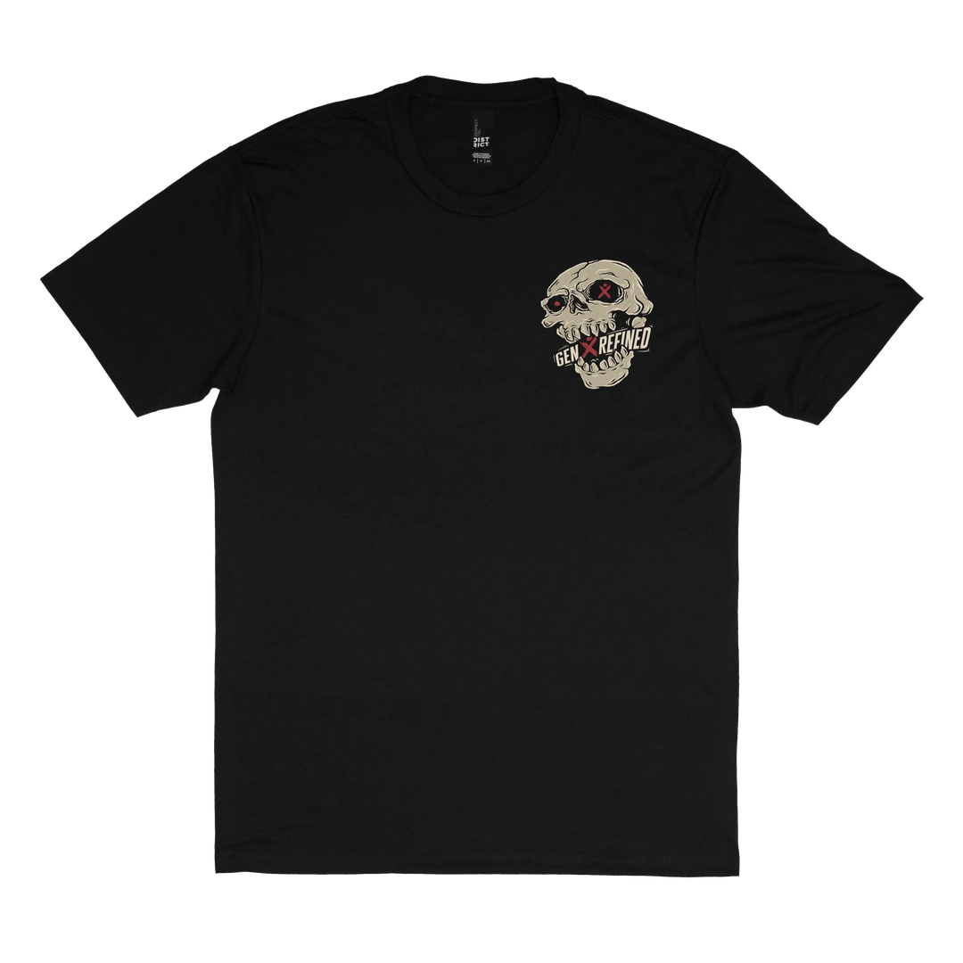 Skull & Roses - Tri blend T-Shirt GenXRefined