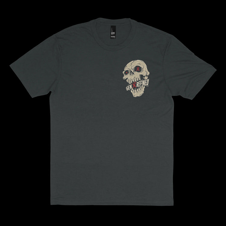 Skull & Roses - Tri blend T-Shirt GenXRefined