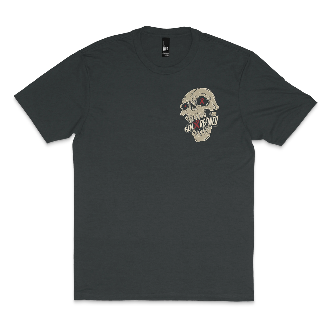 Skull & Roses - Tri blend T-Shirt GenXRefined