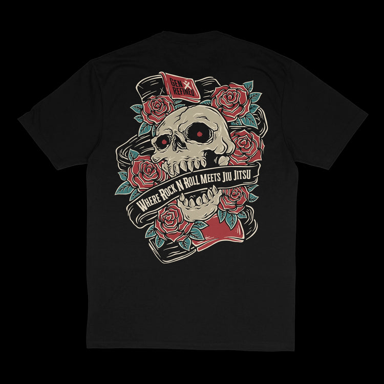 Skull & Roses - Tri blend T-Shirt GenXRefined