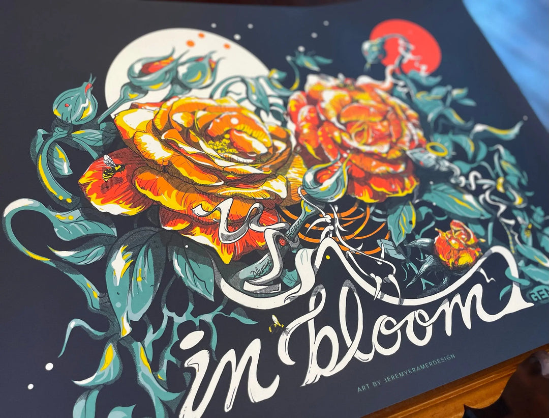 In Bloom "Flower Sweep" Print GenXRefined