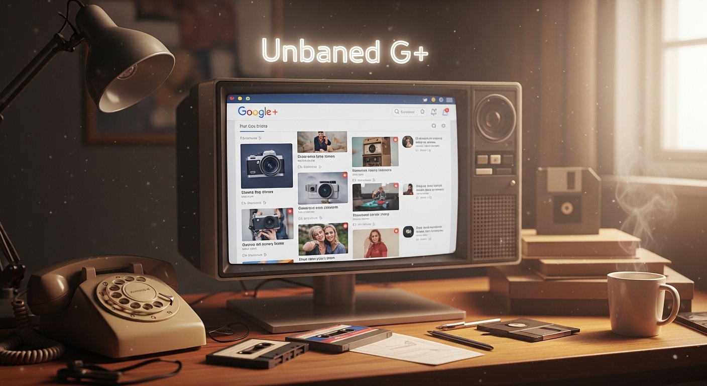 Unbaned g+: A Nostalgic Journey into Google's Forgotten Social Network